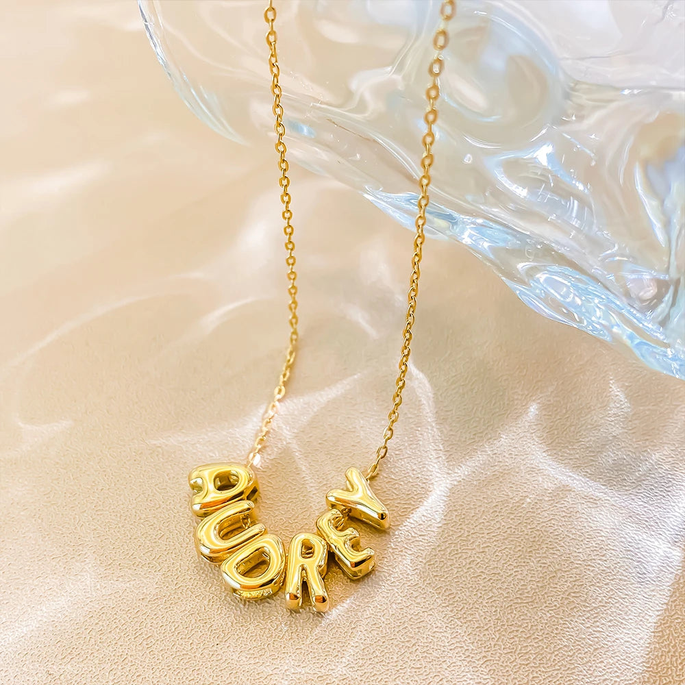 Bubble Buchstaben Kette