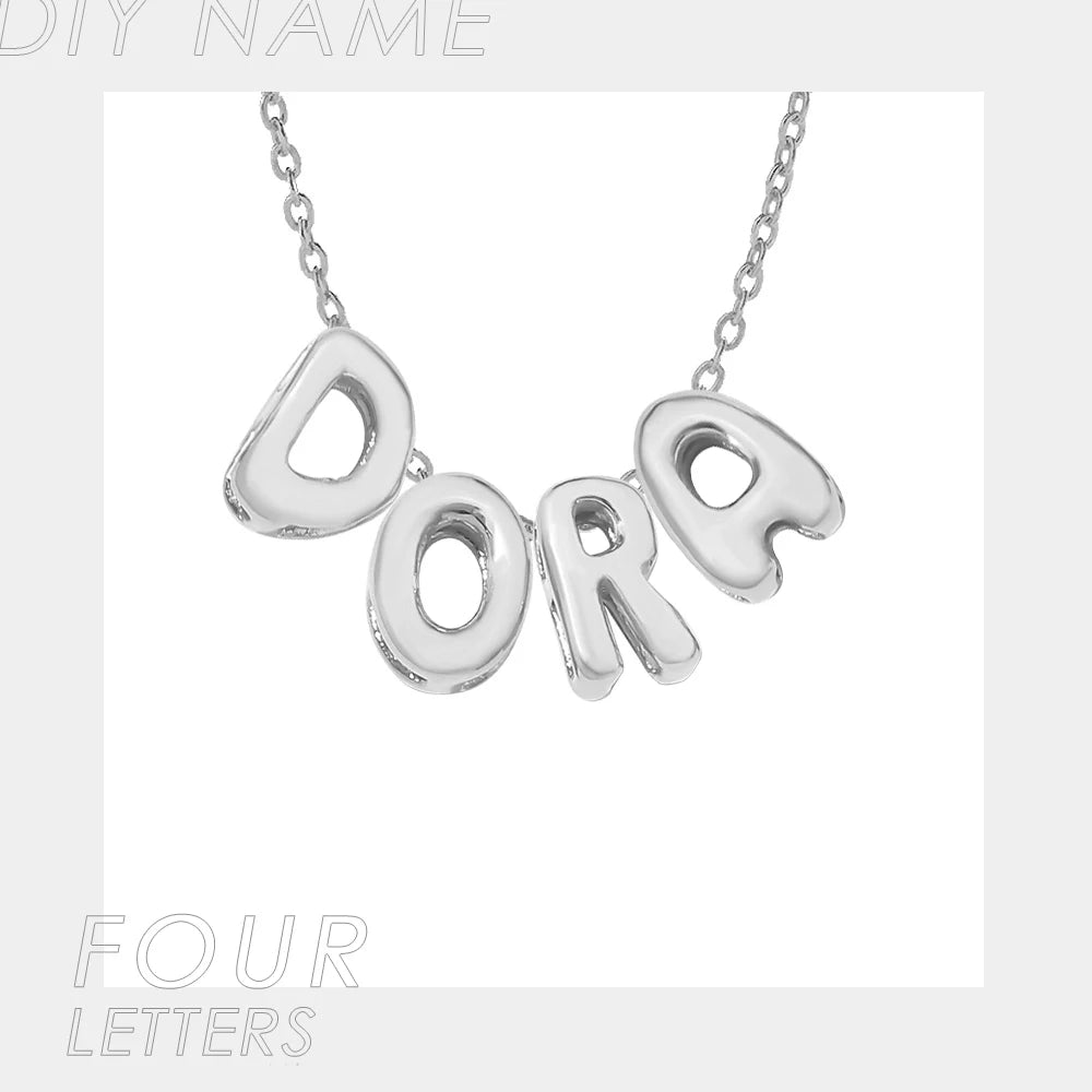 Bubble Buchstaben Kette