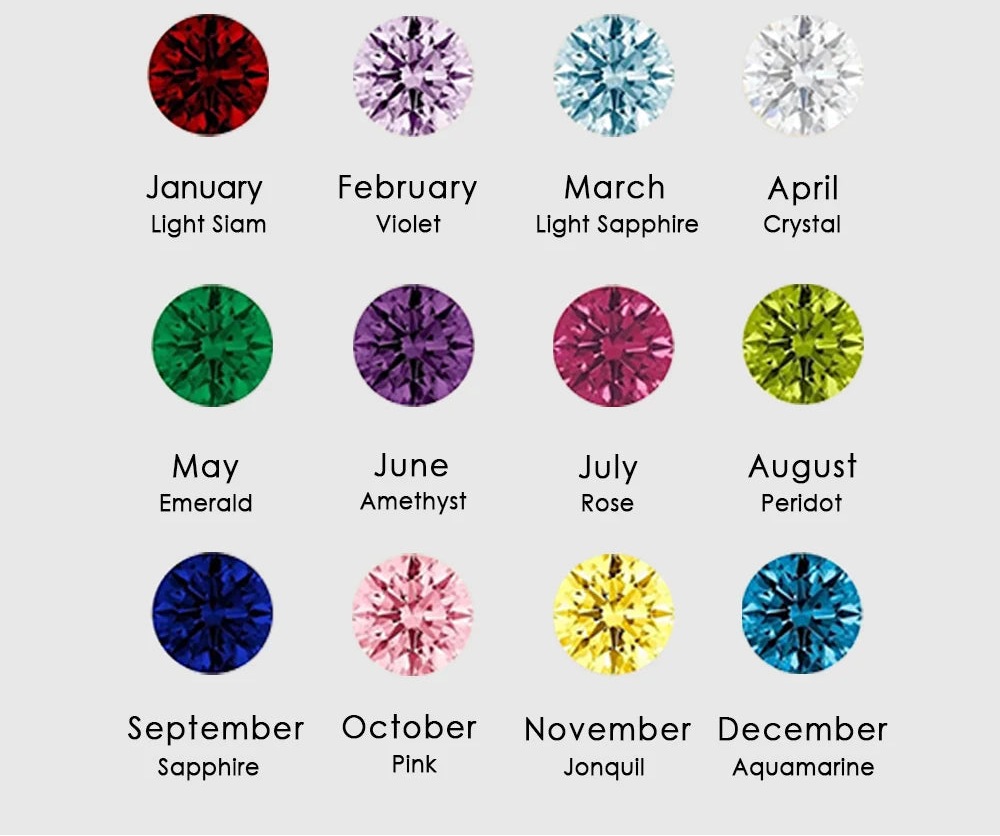 Zirkonia Tennis Geburtsstein Armband