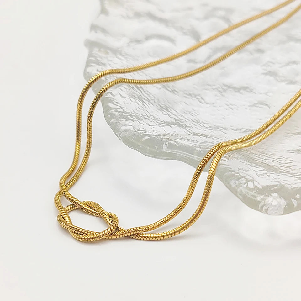 Knoten Schlangenkette