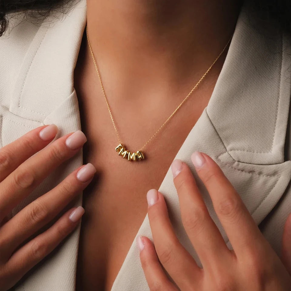 Bubble Buchstaben Kette