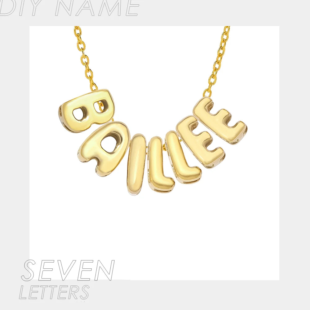 Bubble Buchstaben Kette