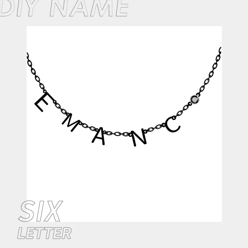 Buchstabenkette mit Geburtssteinen