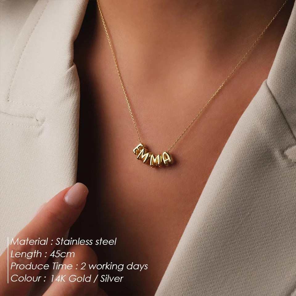 Bubble Buchstaben Kette