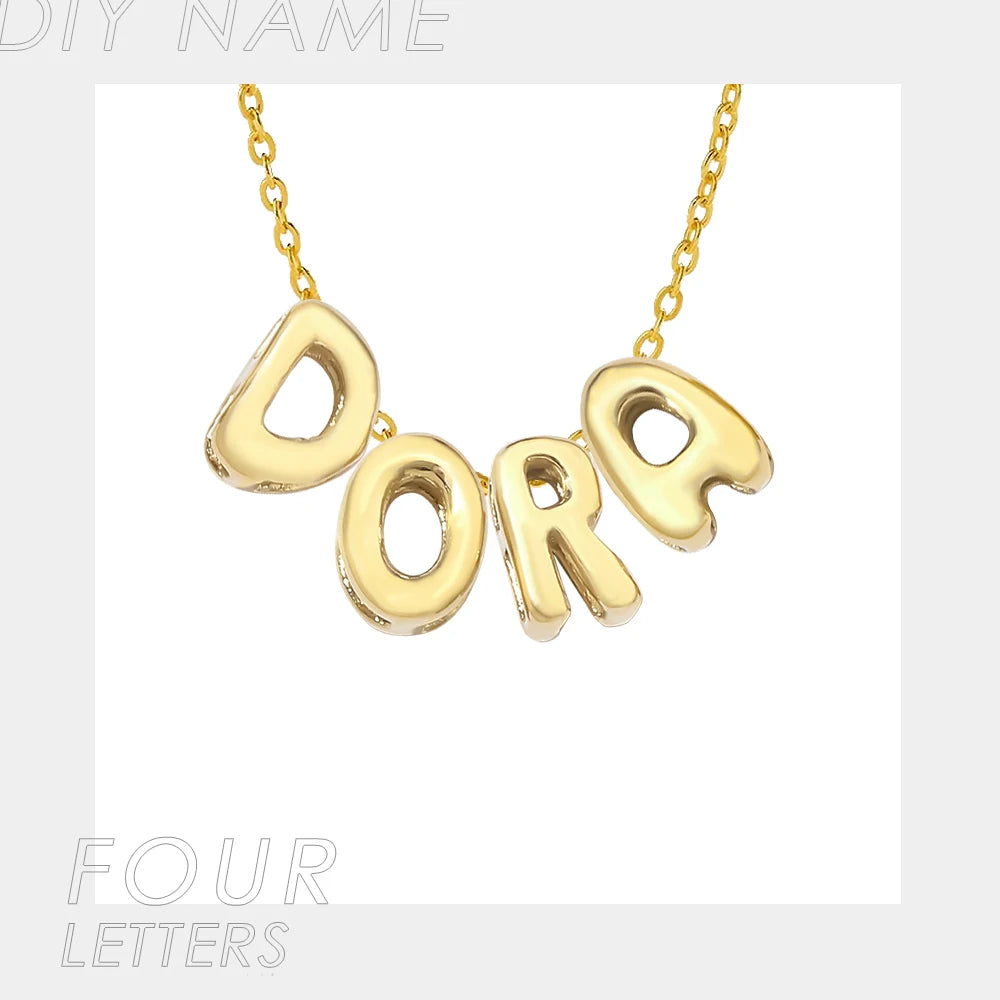 Bubble Buchstaben Kette