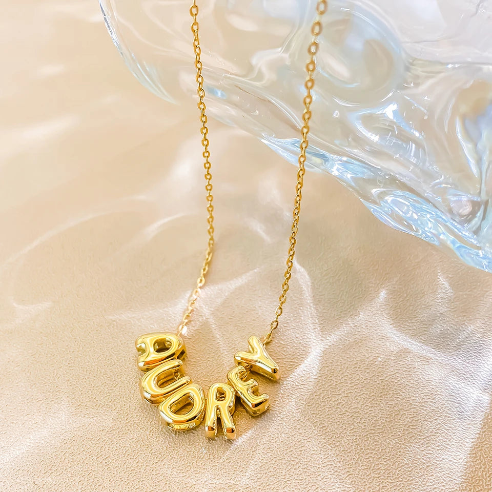 Bubble Buchstaben Kette