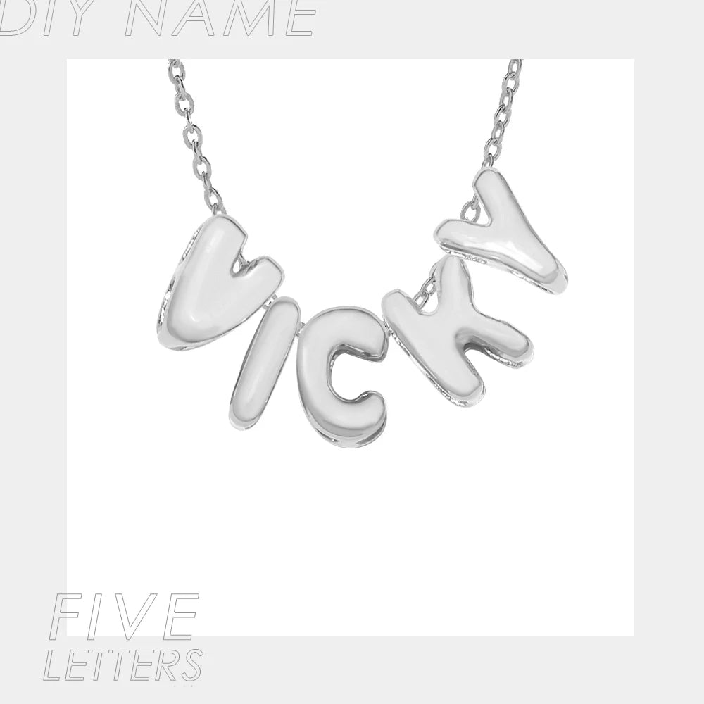 Bubble Buchstaben Kette