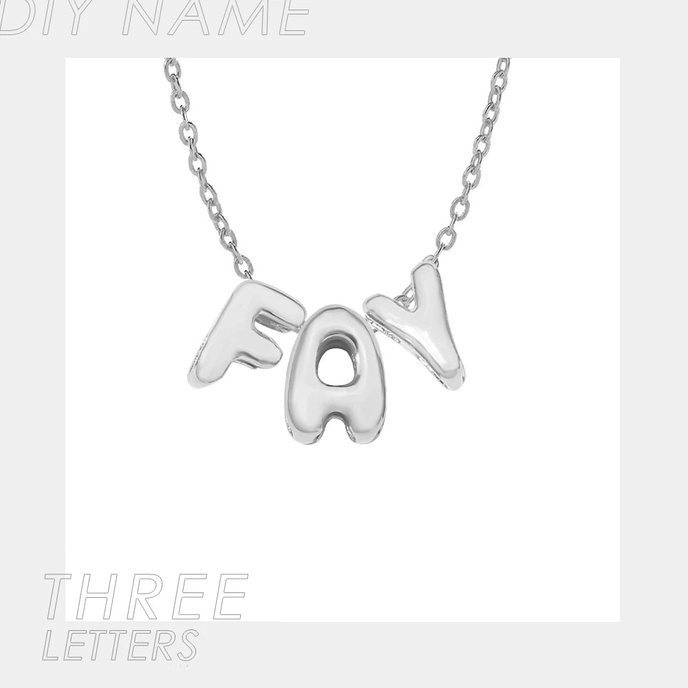 Bubble Buchstaben Kette